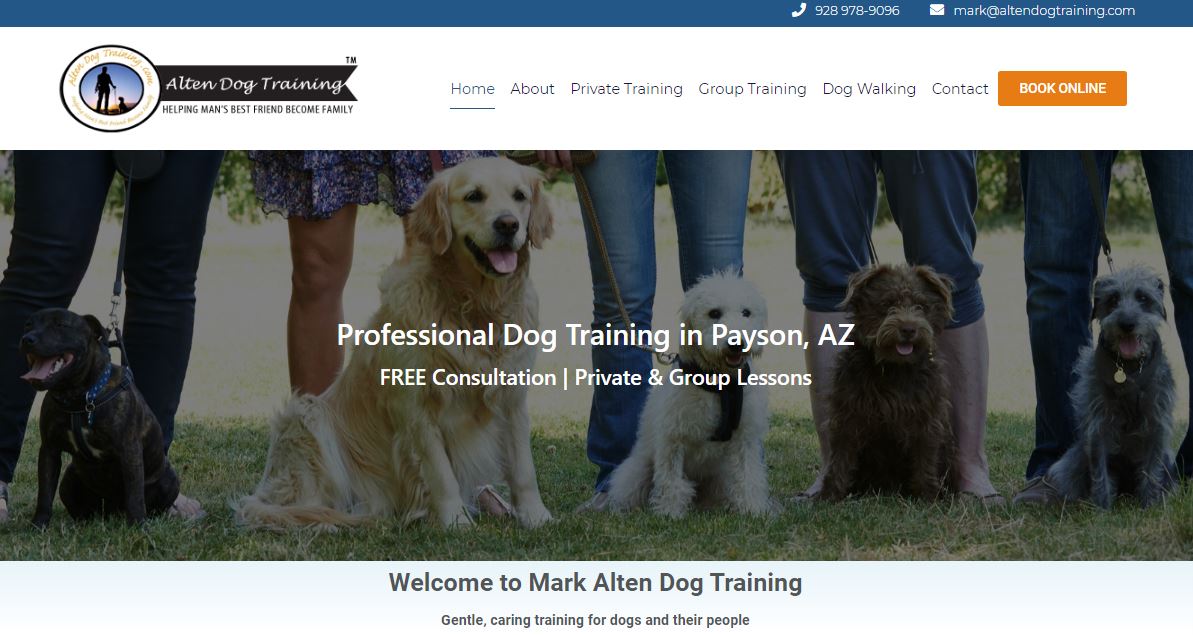 Dog Training Website