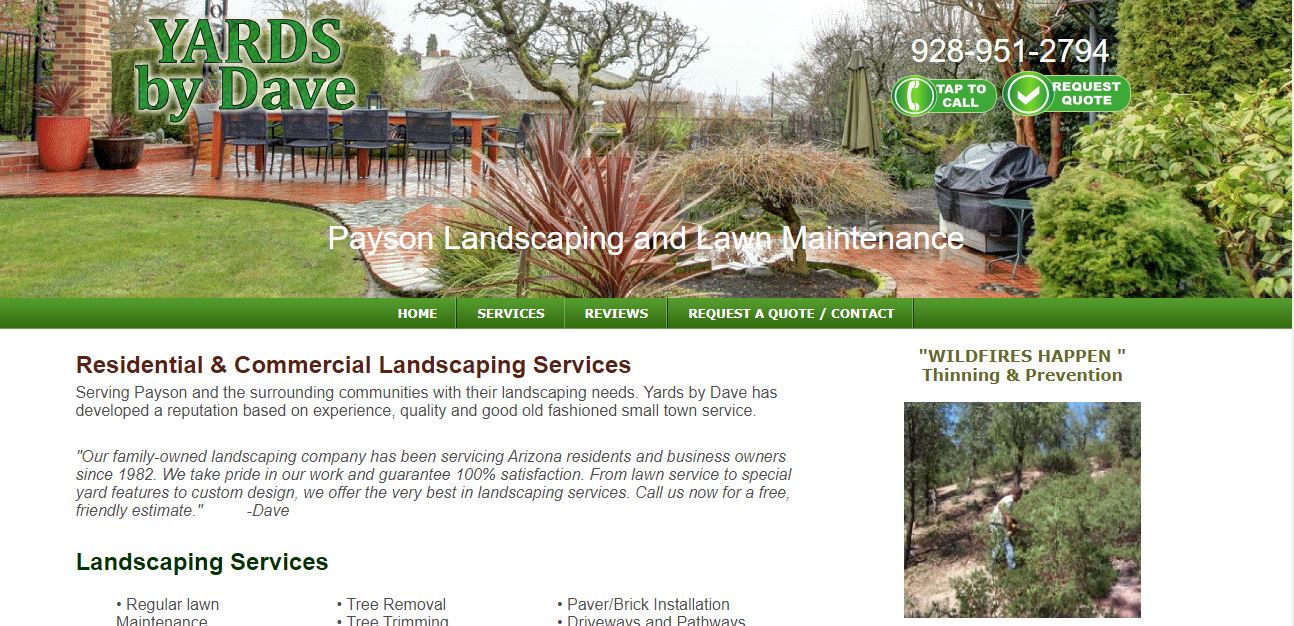 Landscaper Website 